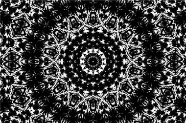 Arkaplan için fütüristik soyut grunge yuvarlak deseni, vektör illüstrasyonu