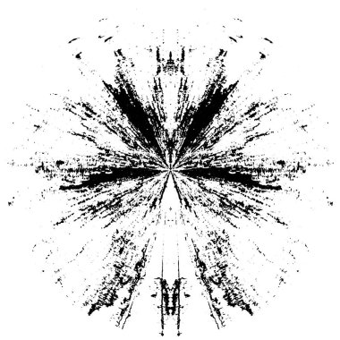 Arkaplan için fütüristik soyut grunge yuvarlak deseni, vektör illüstrasyonu