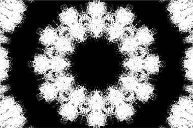 siyah ve beyaz soyut grunge yaratıcı desen