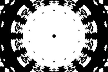 soyut çember deseni, vektör illüstrasyonu