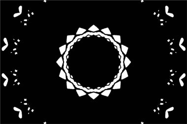 soyut çember deseni, vektör illüstrasyonu