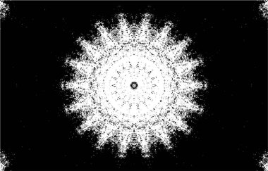 Arkaplan için fütüristik soyut grunge yuvarlak deseni, vektör illüstrasyonu