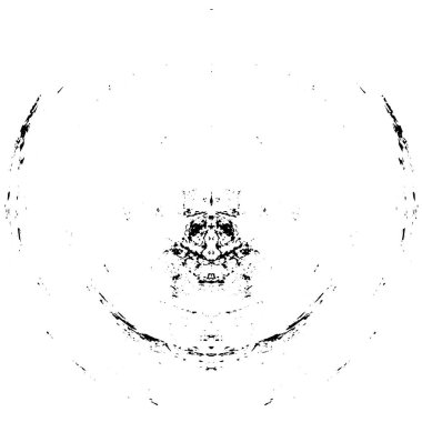 Arkaplan için fütüristik soyut grunge yuvarlak deseni, vektör illüstrasyonu