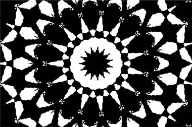 Arkaplan için fütüristik soyut grunge yuvarlak deseni, vektör illüstrasyonu