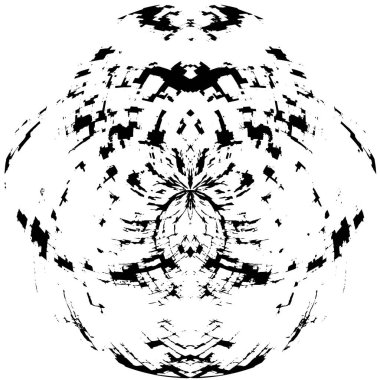 Arkaplan için fütüristik soyut grunge yuvarlak deseni, vektör illüstrasyonu