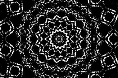 Arkaplan için fütüristik soyut grunge yuvarlak deseni, vektör illüstrasyonu