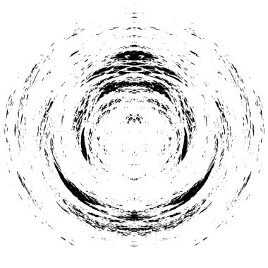 Arkaplan için fütüristik soyut grunge yuvarlak deseni, vektör illüstrasyonu
