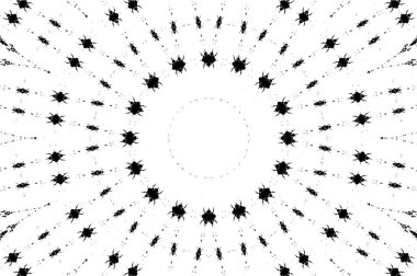 Arkaplan için fütüristik soyut grunge yuvarlak deseni, vektör illüstrasyonu