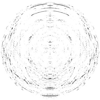 Arkaplan için fütüristik soyut grunge yuvarlak deseni, vektör illüstrasyonu