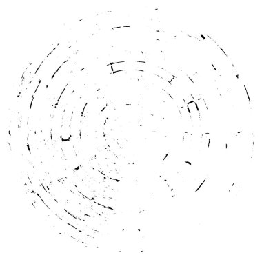 Arkaplan için fütüristik soyut grunge yuvarlak deseni, vektör illüstrasyonu