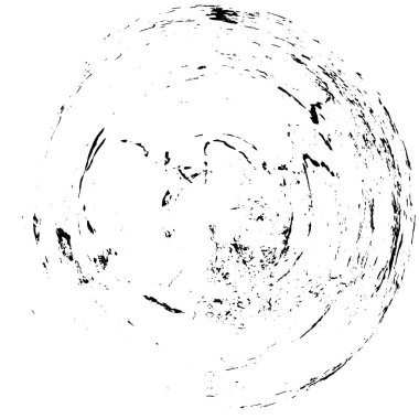 Arkaplan için fütüristik soyut grunge yuvarlak deseni, vektör illüstrasyonu