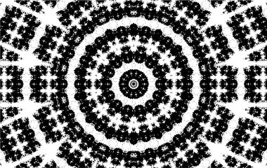 Arkaplan için fütüristik soyut grunge yuvarlak deseni, vektör illüstrasyonu