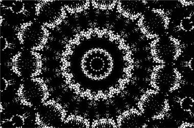 Arkaplan için fütüristik soyut grunge yuvarlak deseni, vektör illüstrasyonu