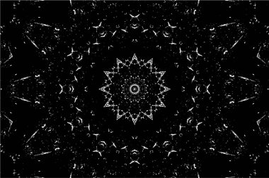 Arkaplan için fütüristik soyut grunge yuvarlak deseni, vektör illüstrasyonu