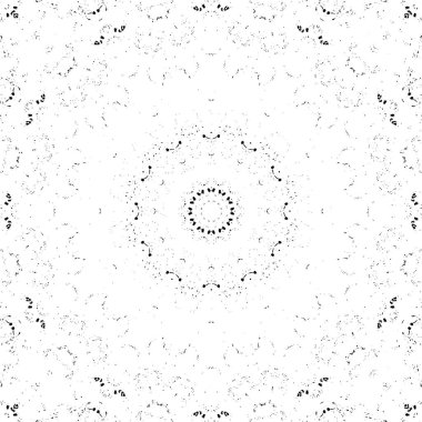 Arkaplan için fütüristik soyut grunge yuvarlak deseni, vektör illüstrasyonu