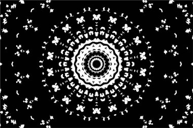 soyut çember deseni, vektör illüstrasyonu