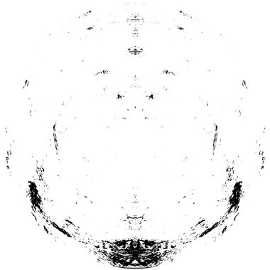 Arkaplan için fütüristik soyut grunge yuvarlak deseni, vektör illüstrasyonu