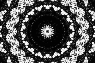 Arkaplan için fütüristik soyut grunge yuvarlak deseni, vektör illüstrasyonu