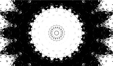 Arkaplan için fütüristik soyut grunge yuvarlak deseni, vektör illüstrasyonu