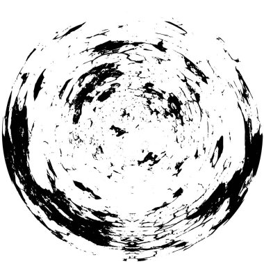 Arkaplan için fütüristik soyut grunge yuvarlak deseni, vektör illüstrasyonu