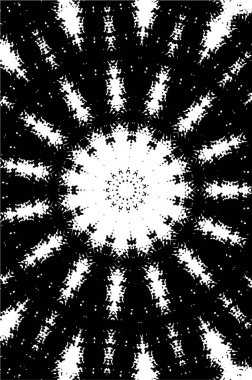 Kaleydoskopik desenli tek renkli süslemeli arkaplan