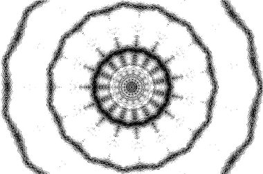 Kaleydoskopik desenli tek renkli süslemeli arkaplan