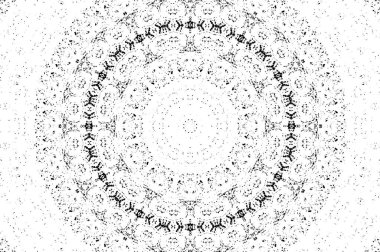 Geometrik şekillerden yaratılan mozaik soyut doku