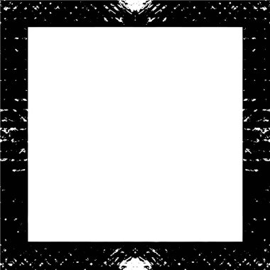 Soyut grunge çerçeve. Siyah ve beyaz arkaplan şablonu.
