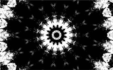 Kaleydoskopik desenli tek renkli süslemeli arkaplan