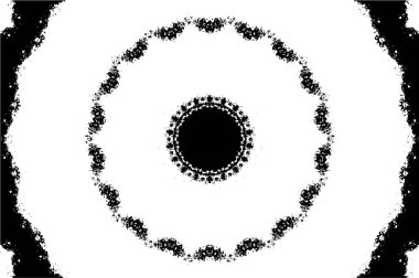 Kaleydoskopik desenli tek renkli süslemeli arkaplan