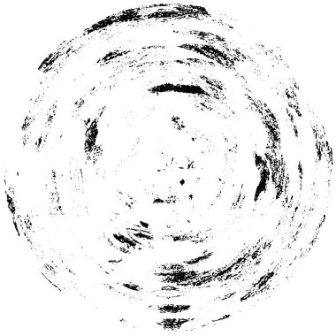 koyu grunge geometrik yuvarlak desen