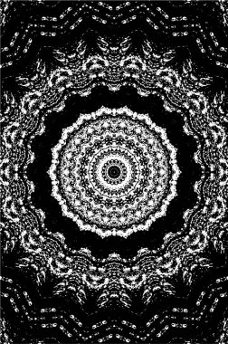 Kaleydoskopik desenli tek renkli süslemeli arkaplan