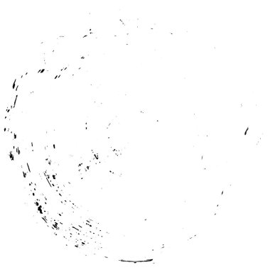 koyu grunge geometrik yuvarlak desen