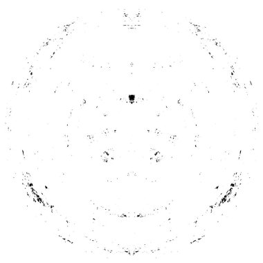 koyu grunge geometrik yuvarlak desen