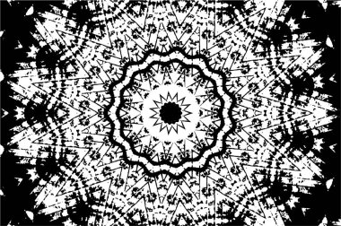 Kaleydoskopik desenli tek renkli süslemeli arkaplan