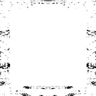 Soyut grunge çerçeve. Siyah ve beyaz arkaplan şablonu.