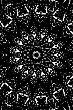 Kaleydoskopik desenli tek renkli süslemeli arkaplan