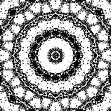 siyah - beyaz yuvarlak grunge daire deseni