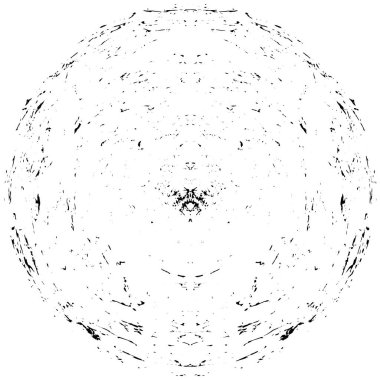 siyah - beyaz yuvarlak grunge daire deseni