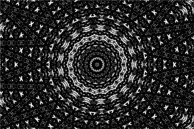 Geleceksel süslemeli grunge geometrik desen