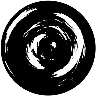 soyut çember siyah ve beyaz soyut arkaplan