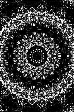 Kaleydoskopik desenli tek renkli süslemeli arkaplan