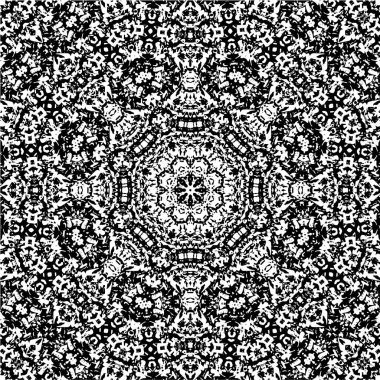 siyah ve beyaz geometrik kusursuz desen 