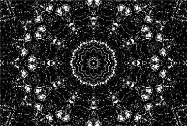 Kaleydoskopik desenli tek renkli süslemeli arkaplan