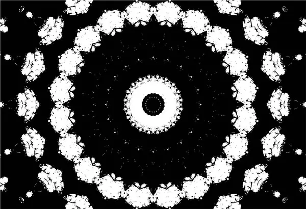 Arkaplan için fütüristik soyut grunge yuvarlak deseni, vektör illüstrasyonu