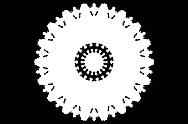 Abstrakt Cirkel Mönster Vektor Illustration — Stock vektor