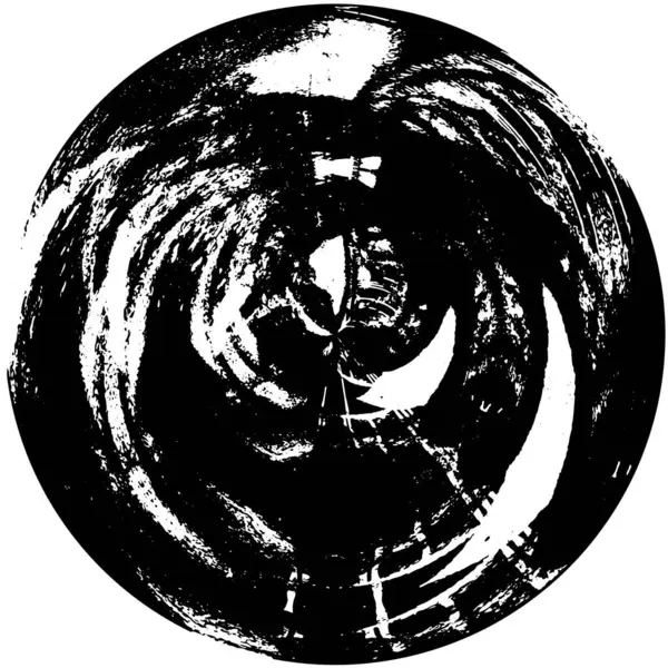 Абстрактне Коло Чорно Білий Абстрактний Фон — стоковий вектор