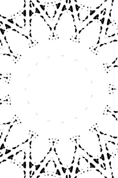 Abstracte Cirkel Zwart Wit Abstracte Achtergrond — Stockvector