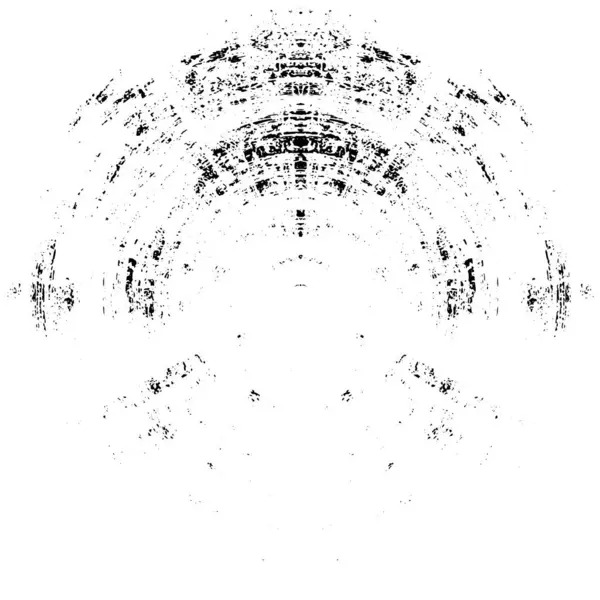 Abstrakte Kreis Schwarz Weiß Abstrakten Hintergrund — Stockvektor