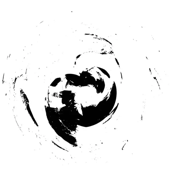 Abstraktní Kruh Černé Bílé Abstraktní Pozadí — Stockový vektor